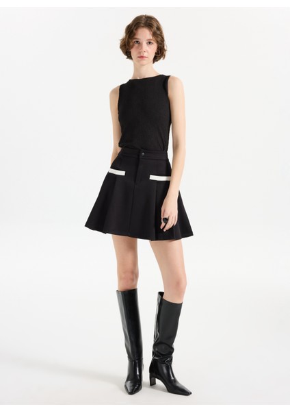 Halter Yaka Siyah Kadın Bluz 50542420 fiyatları