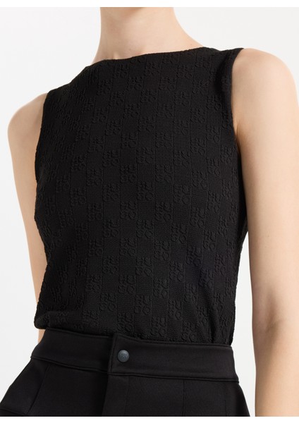 Halter Yaka Siyah Kadın Bluz 50542420 fırsatları