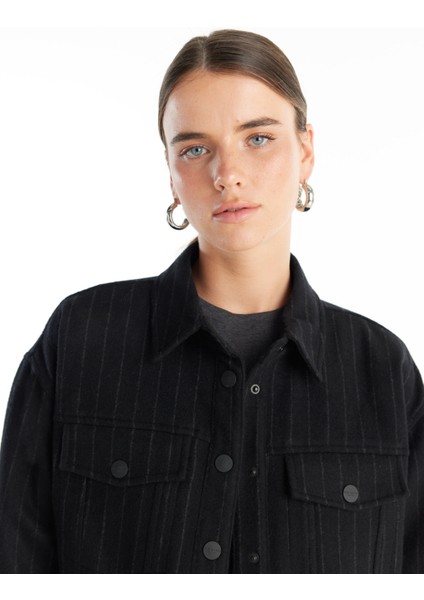 Standart Siyah Kadın Ceket TBWROW1047 fiyatları