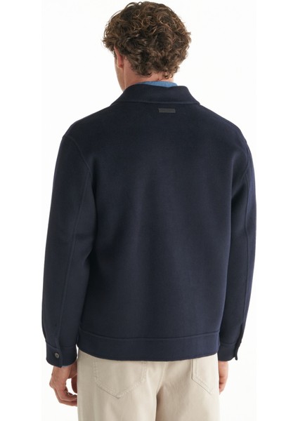 Rahat Lacivert Erkek Düz Ceket TBMROW1111