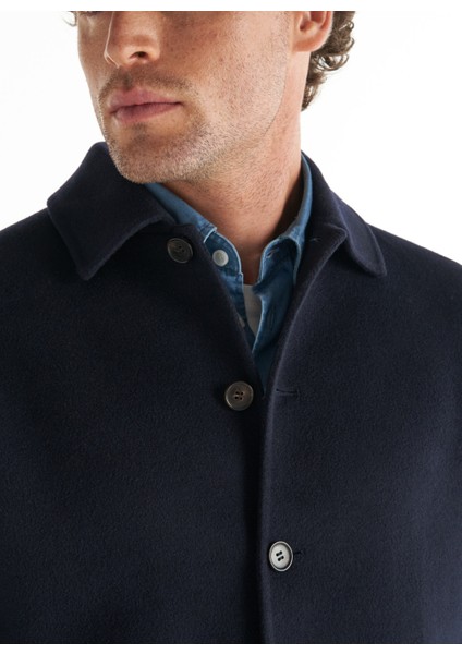 Rahat Lacivert Erkek Düz Ceket TBMROW1111