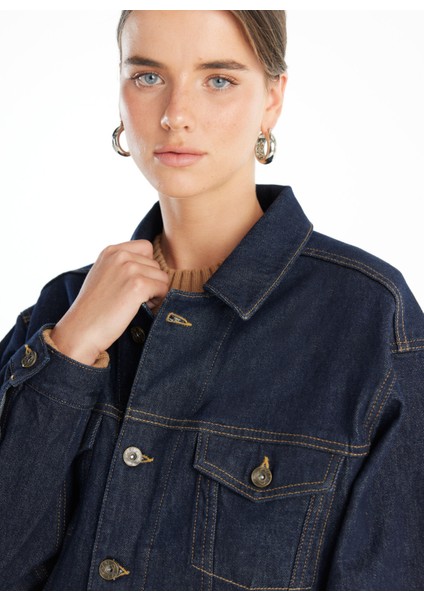 Standart Koyu Lacivert Kadın Ceket TBWRDN1027 fiyatları