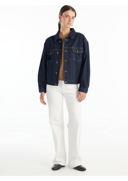 Standart Koyu Lacivert Kadın Ceket TBWRDN1027 modelleri