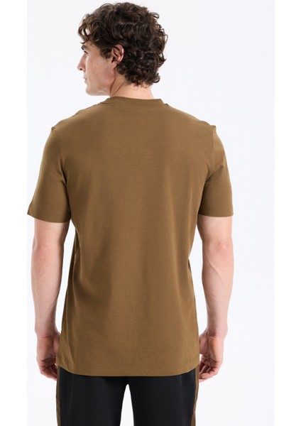 Bisiklet Yaka Kahve Erkek T-Shirt 50542737_DULIVIO_U253 indirimleri