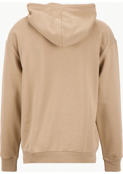 Kapüşon Yaka Bej Erkek Sweatshırt 50542787_DUSPLITER