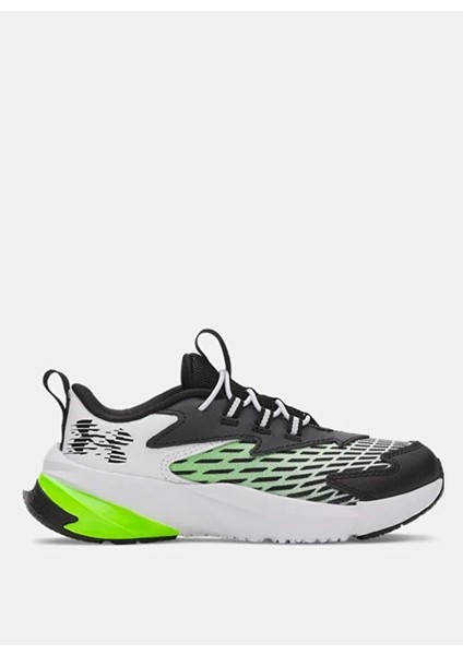 Siyah - Yeşil Erkek Çocuk Koşu Ayakkabısı 6006928-100-UA Bps Scramjet 7