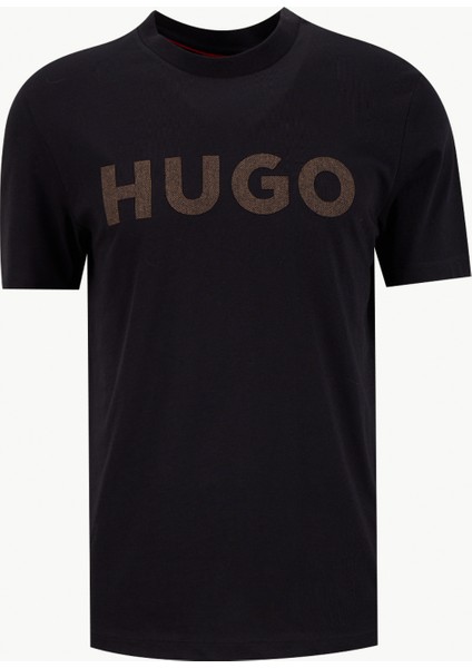 Bisiklet Yaka Siyah Erkek T-Shirt 50542737_DULIVIO_U253