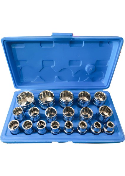 12 Köşe Lokma Anahtar Takımı 19 Parça
