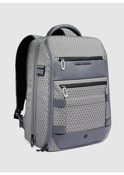 Piquadro %93 Tekstil, %7 Inek Derisi Gri Erkek Sırt Çantası CA6828W139 fiyatları