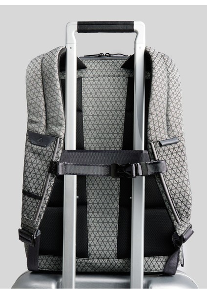 Piquadro %93 Tekstil, %7 Inek Derisi Gri Erkek Sırt Çantası CA6828W139 modelleri