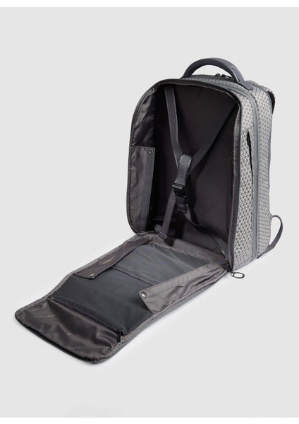 Piquadro %93 Tekstil, %7 Inek Derisi Gri Erkek Sırt Çantası CA6828W139 fırsatları