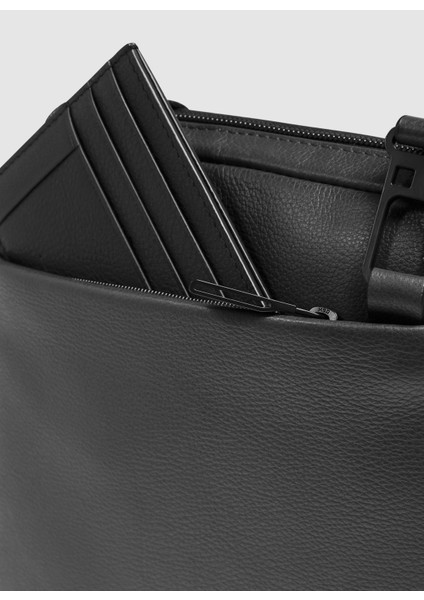 Piquadro Siyah Erkek Postacı Çantası CA3084W137