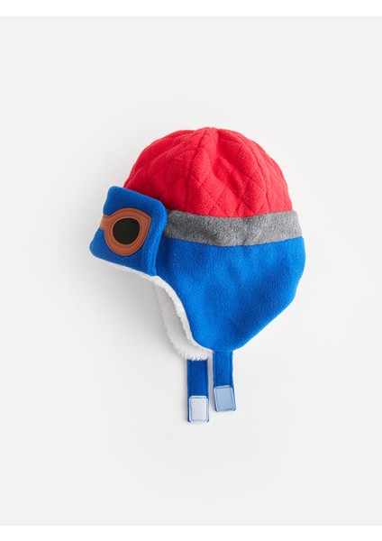 Yeni Sezon Patch Detaylı Polar Erkek Çocuk Kar Şapkası fiyatları