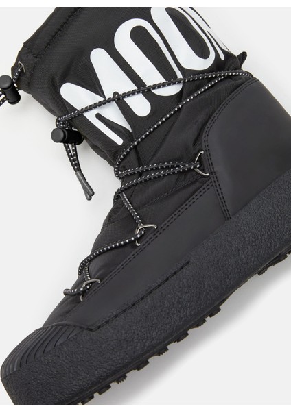 %77 Polyamid, %23 Poliüretan Siyah Erkek Kar Botu MB Mtrack Polar Nylon fırsatları