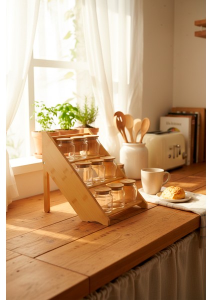 Liora 9'lu Katlı Baharatlık Seti 3 Katlı modelleri