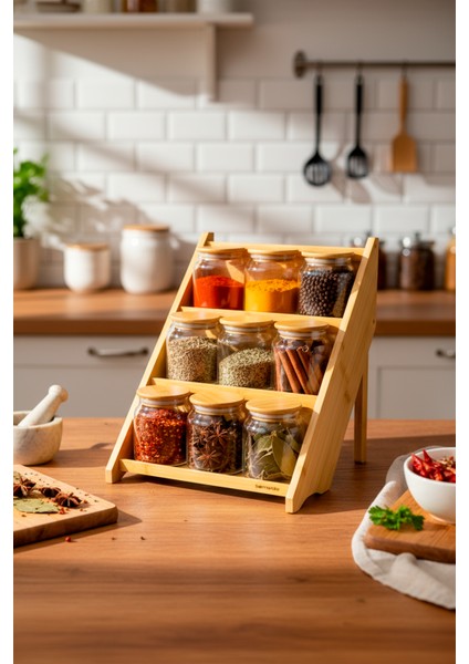Liora 9'lu Katlı Baharatlık Seti 3 Katlı indirimleri