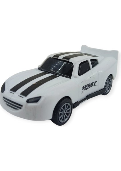 Çek Bırak Nascar Arabası 10.5 cm - BP-035-BEYAZ (Lisinya)