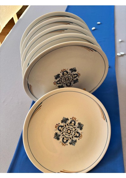 Efsun Model 25 cm 6 'lı Büyük Sunum Tabağı