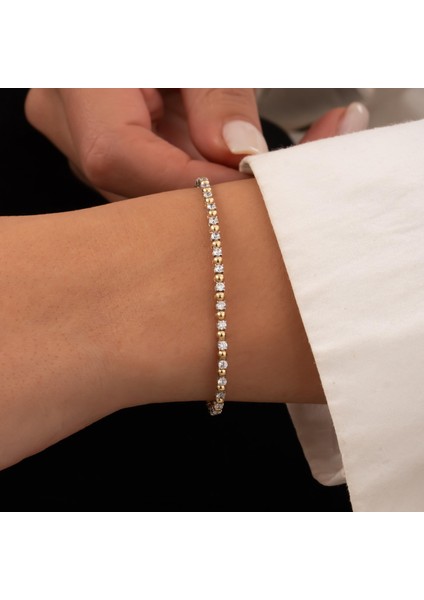 Taşlı 14 Ayar Altın Kelepçe fiyatları