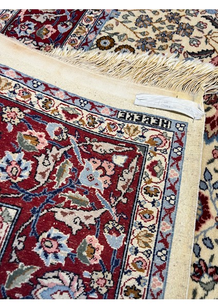 El Dokuma Sümerbank Hereke Halısı Imzalı Yedi Dağın Çiçeği Birinci Sınıf Kalite Ebat 192X150 modelleri