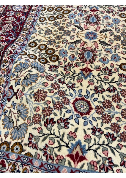 El Dokuma Sümerbank Hereke Halısı Imzalı Yedi Dağın Çiçeği Birinci Sınıf Kalite Ebat 192X150 fırsatları