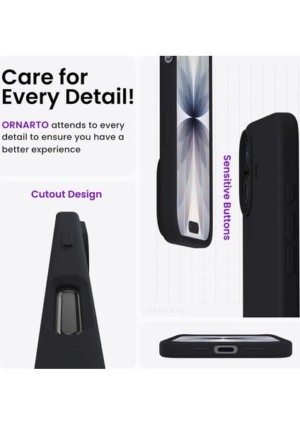 Apple iPhone 17 ile Uyumlu Telefon Kılıfı Kadife Iç Yüzey Soft Tasarım Lansman Kılıf indirimleri