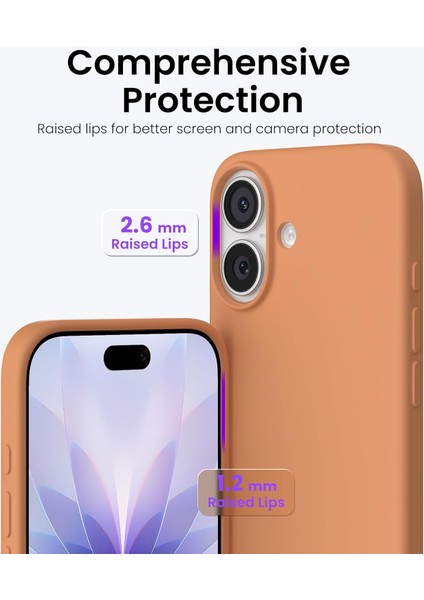 Apple iPhone 17 ile Uyumlu Telefon Kılıfı Kadife Iç Yüzey Soft Tasarım Lansman Kılıf fırsatları