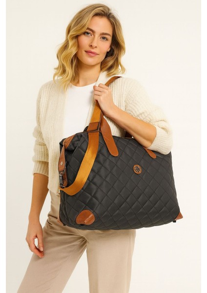 Nua Kapitone Premium Weekender Anne & Seyahat Organizer Çanta – Büyük Boy