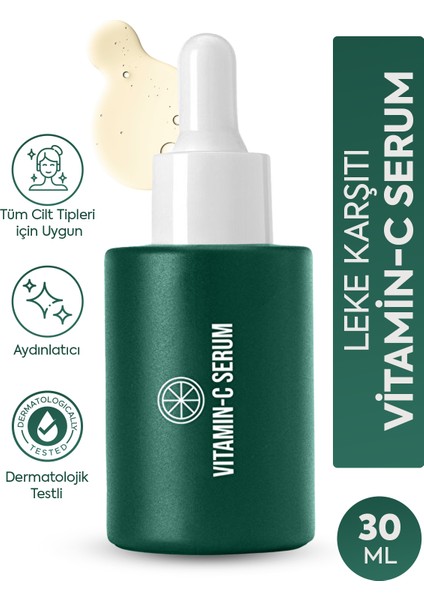 Aydınlatıcı Ton Eşitleyici C Vitamini Serum (NİACİNAMİDE - ARBUTİN-TRANEXAMİC ACİD)