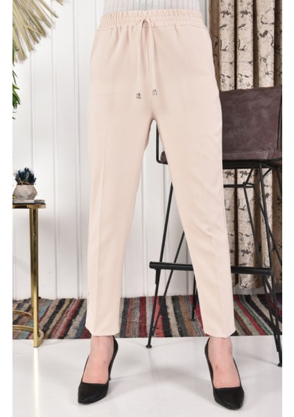 Beli Ip Detaylı Kumaş Pantolon modelleri