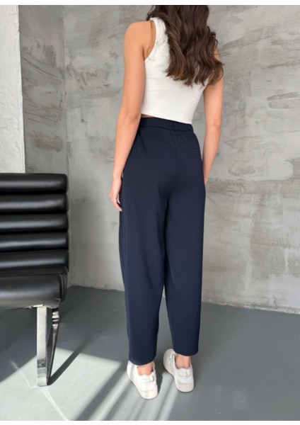 Beli Ip Detaylı Kumaş Pantolon modelleri