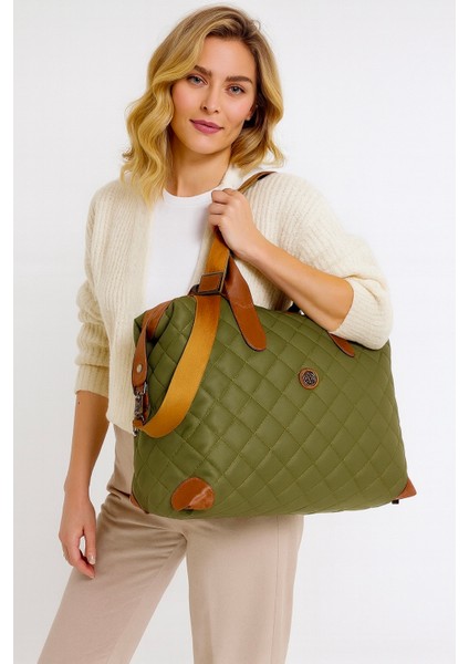 Nua Kapitone Premium Weekender Anne & Seyahat Organizer Çanta – Büyük Boy