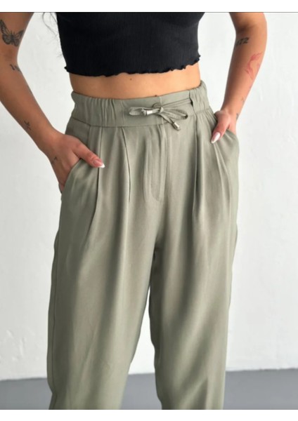 Beli Ip Detaylı Kumaş Pantolon fırsatları