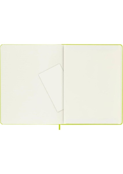Classic Sert Kapak Çizgisiz Defter 19X25 Lemon Green modelleri