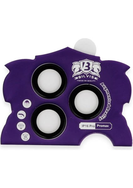 iPhone 16 Pro Max Bilvis Titan Kamera Lens - Siyah fiyatları