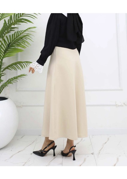 Uzun Beli Lastikli Puf Kloş Scuba Etek fırsatları