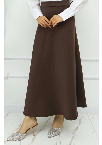 Uzun Beli Lastikli Puf Kloş Scuba Etek fiyatları