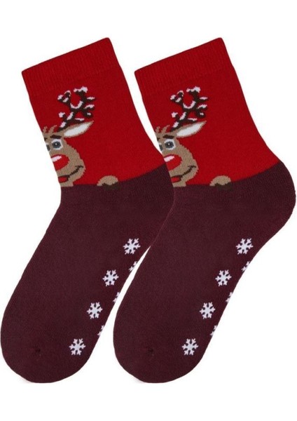 Geyikli Noel Baba 3lü Havlu Erkek Çocuk Soket ONL-02707 indirimleri