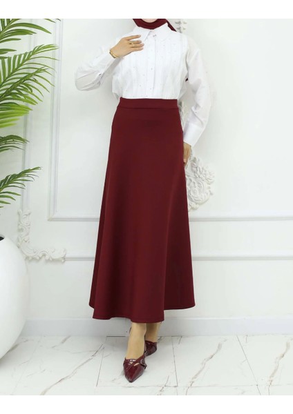 Uzun Beli Lastikli Puf Kloş Scuba Etek fırsatları