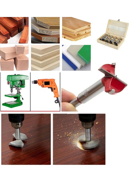 Ahşap Delme Pancı Delik Açma Panç Ahşap Için 60MM Menteşe Freze Matkap Ucu fırsatları