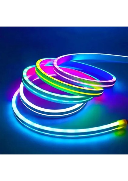5m 16 Renk 4 Fonksiyonlu Esnek Şerit Neon LED indirimleri