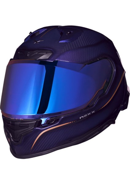 X.R3R Hagıbıs Karbon Mor Kapalı Motosiklet Kaskı fiyatları