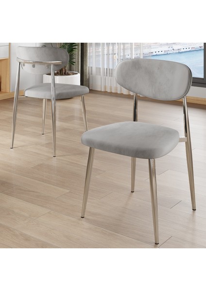 Olya Serisi 90X168 Lak Panel Beyaz Mermer Desen Masa Takımı Krom Ayaklı 6 Sandalye fırsatları