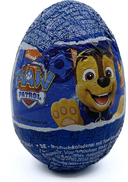 Paw Patrol Glutensiz Çikolatalı Sürpriz Yumurta 20 G (1 Adet) fiyatları