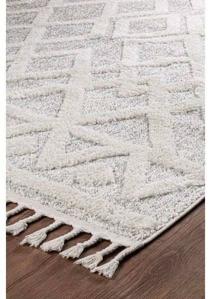 Norway Vl Bukleli Premium Yumuşak Peluş Post Iskandinav Oturma Odası Salon Halısı 65373A