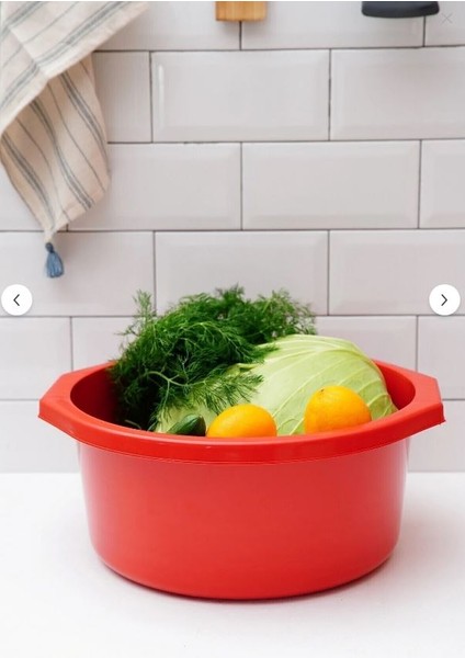 3 Boy Kalın Dayanıklı Plastik Badya Seti – Çok Amaçlı Salata / Yıkama / Saklama / Hazırlık Kabı modelleri