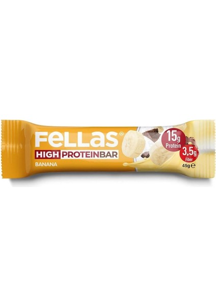 Yüksek Protein Bar - Muzlu 45G (3 Adet) fiyatları