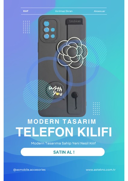 Samsung Galaxy A51 4g Uyumlu Siyah Renk 3D Figürlü Darbe Emici Yumuşak Silikon Kapak fırsatları