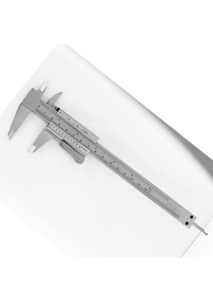 (0.05 Hassasiyet) Kilitli Mekanik Kumpas Monoblok Metal Gövde 150 mm Iç Dış Derinlik Ölçüm Aleti fırsatları