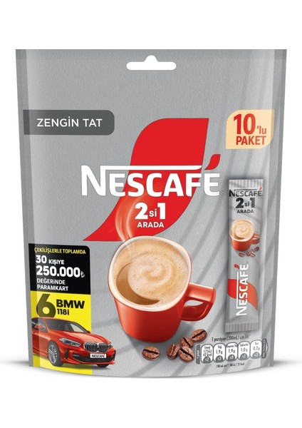 2si1 Arada Granül Kahve 10'lu Paket